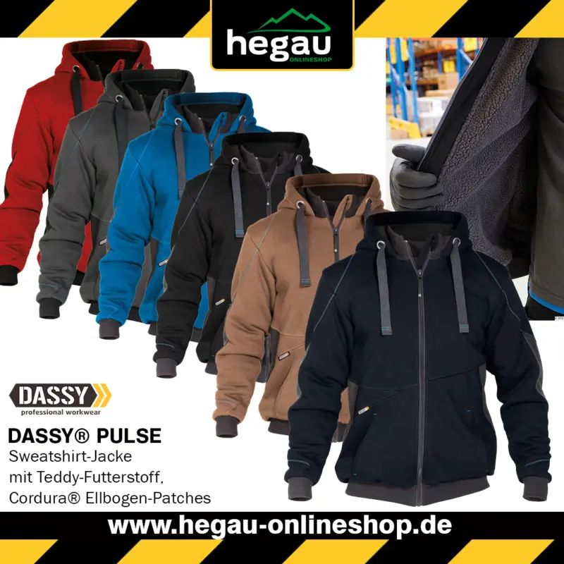 dassy pulse warme Herren Teddyfleece Jacke