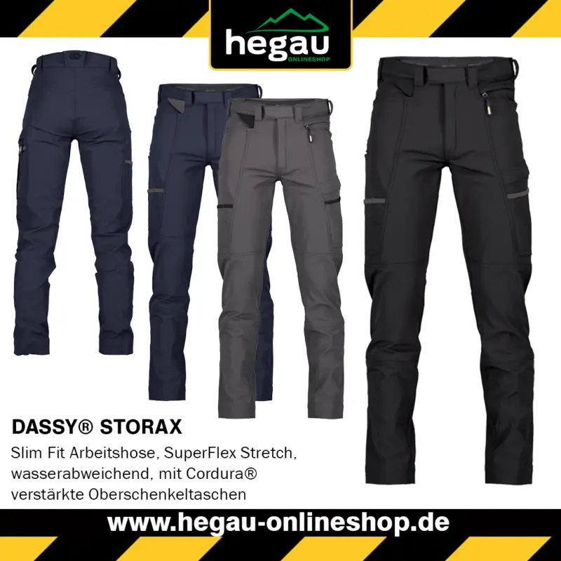 dassy storax superflex slim fir arbeitshose