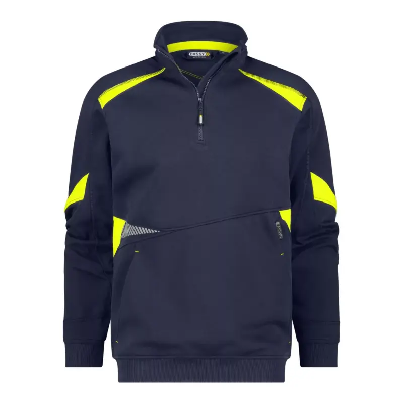 Dassy Aratu: Das ultimative Sweatshirt aus der Logix-Kollektion. Schwarz/Neongelb