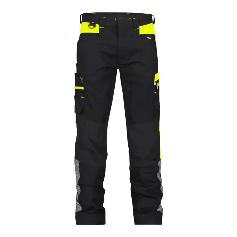 Dassy Hong Kong Damen Logix SmartFlex Arbeitshose Stretch | 360° Sichtbarkeit /neongelb