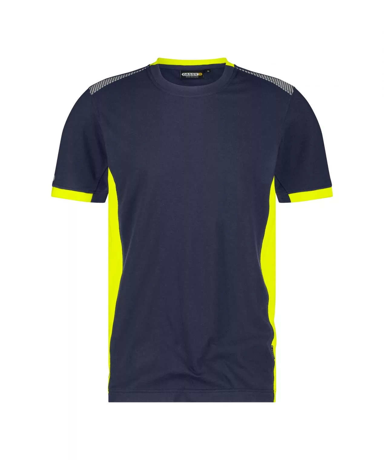 Dassy® Tampico (710057) T-Shirt Nachtblau/Neongelb