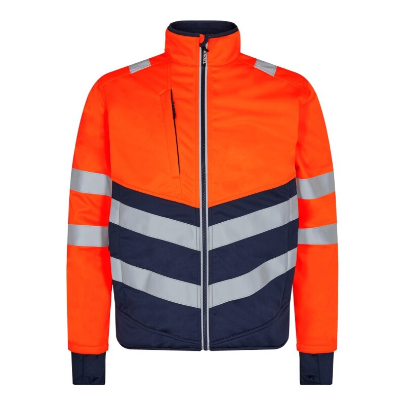 Engel Safety Softshelljacke Orange/Blue ink