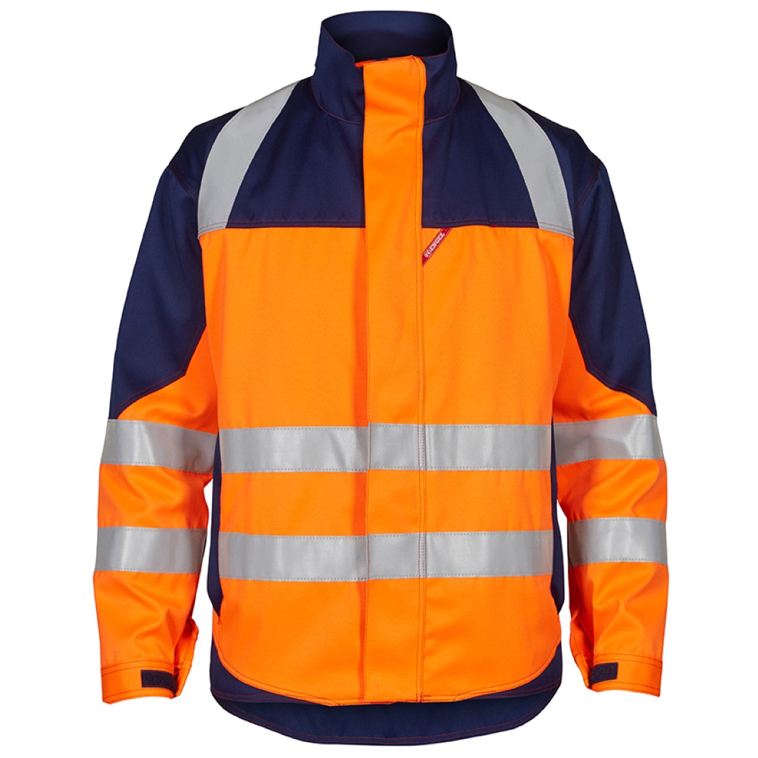 Engel Safety+ Jacke EN 20479 Orange/Marine