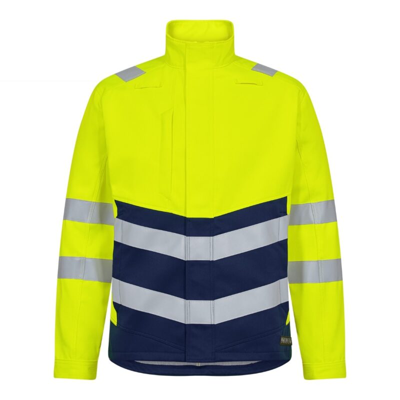 Engel Safety+ Arbeitsjacke Gelb/Blue Ink