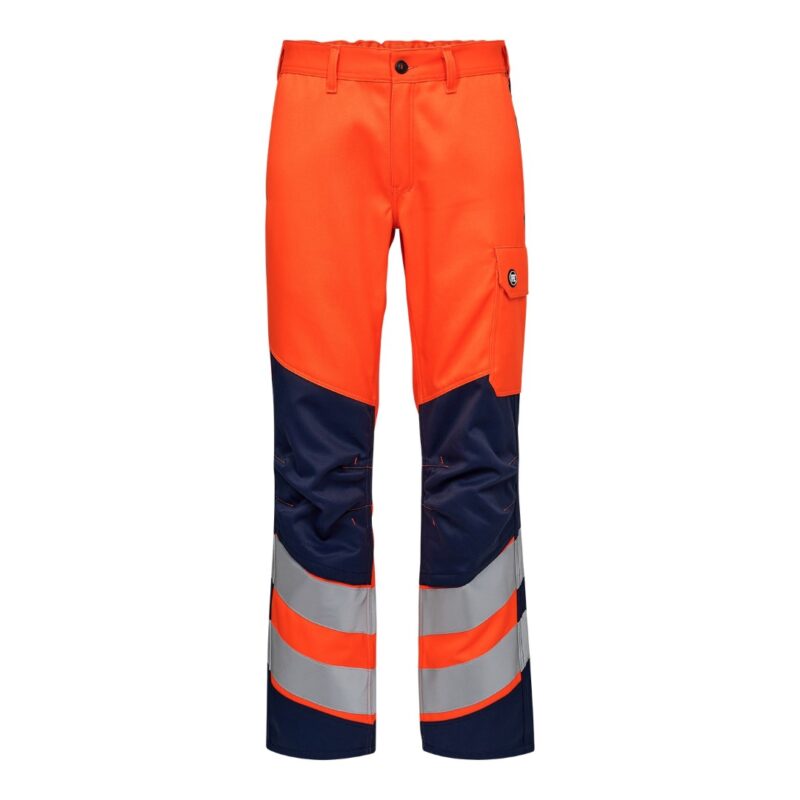 Engel Safety+ Bundhose Orange/Blue ink