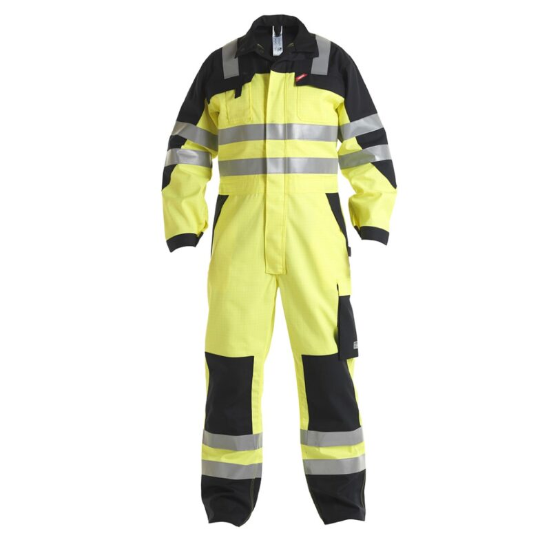 Engel Safety+ EN ISO 20471 Multinorm Overall Gelb/Schwarz