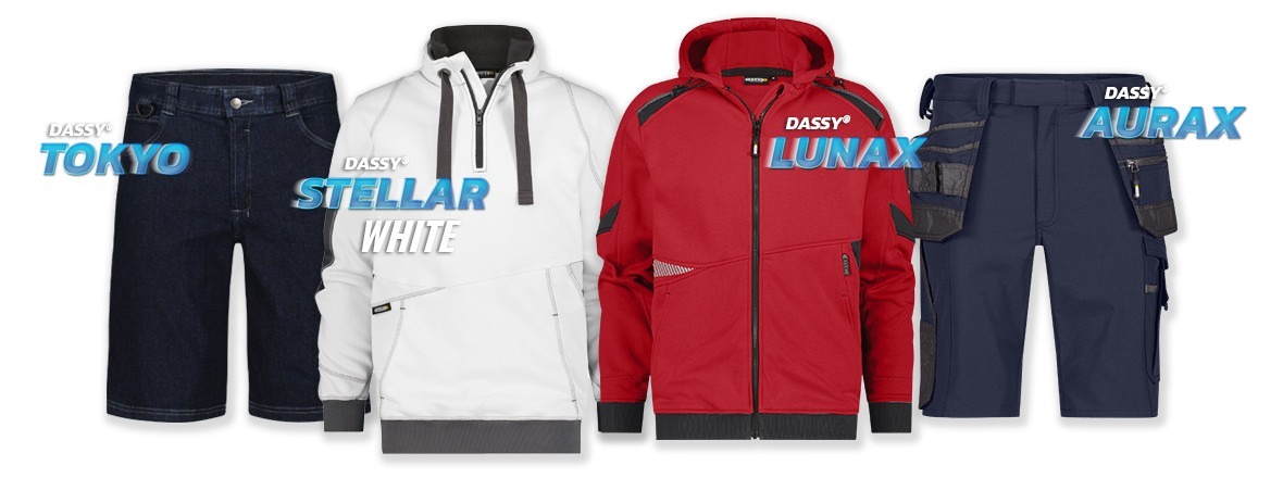 Dassy DENIM- UND D-FX FLEX-KOLLEKTION NOCH UMFASSENDER!