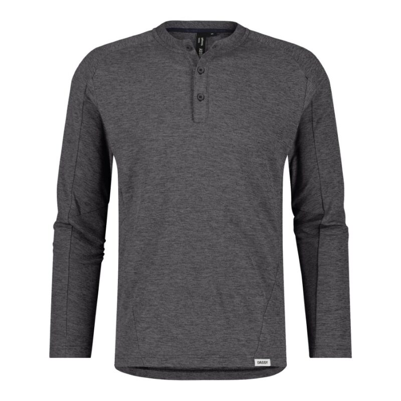 DASSY® Serengeti Henley-Shirt: Langarm-Shirt mit Knopfleiste