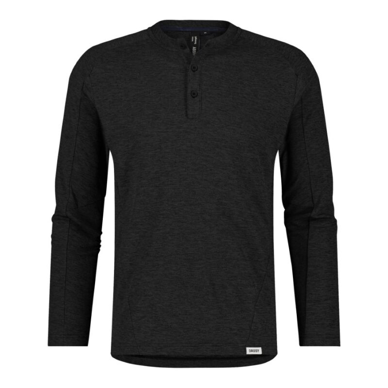 DASSY® Serengeti Henley-Shirt: Langarm-Shirt mit Knopfleiste