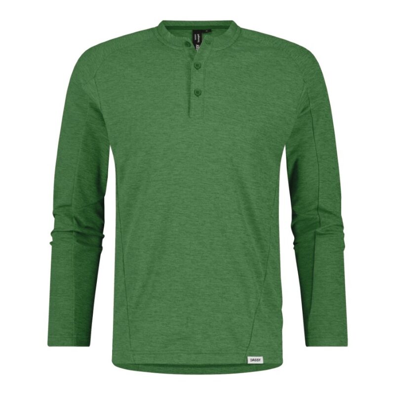 DASSY® Serengeti Henley-Shirt: Langarm-Shirt mit Knopfleiste