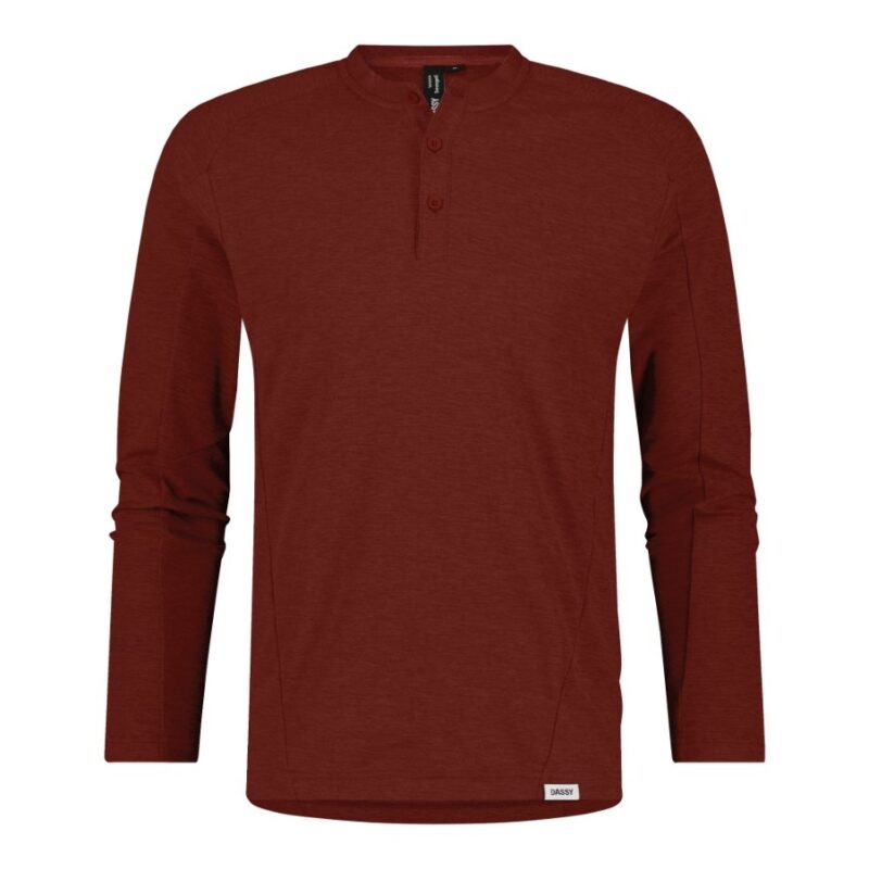 DASSY® Serengeti Henley-Shirt: Langarm-Shirt mit Knopfleiste