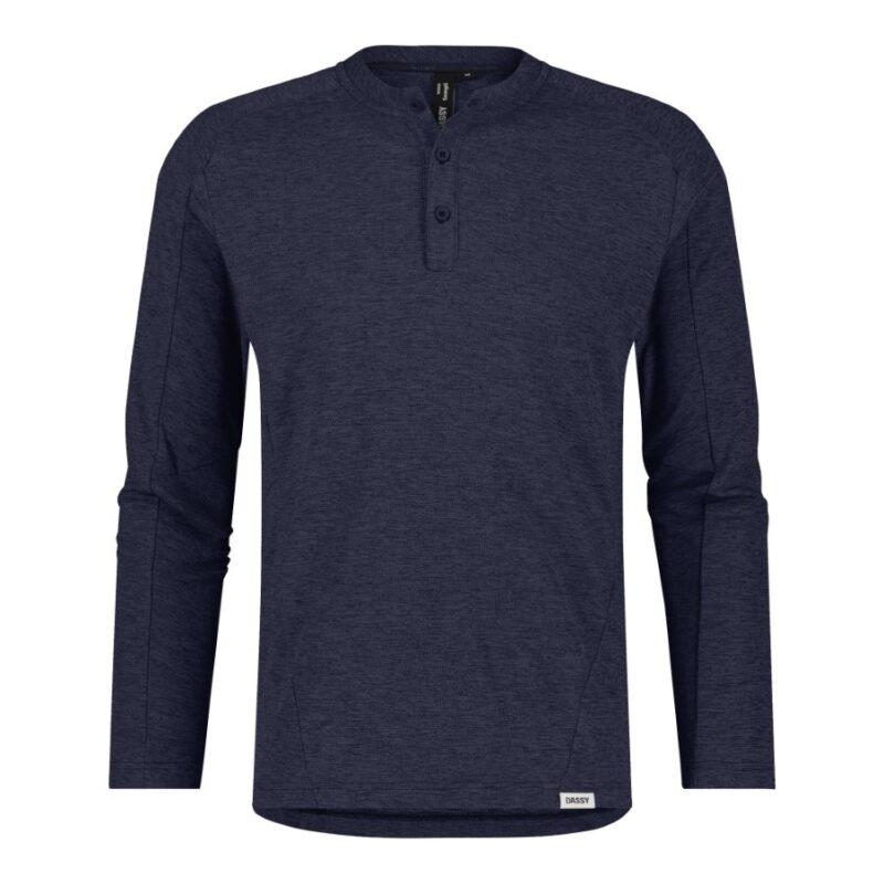 DASSY® Serengeti Henley-Shirt: Langarm-Shirt mit Knopfleiste