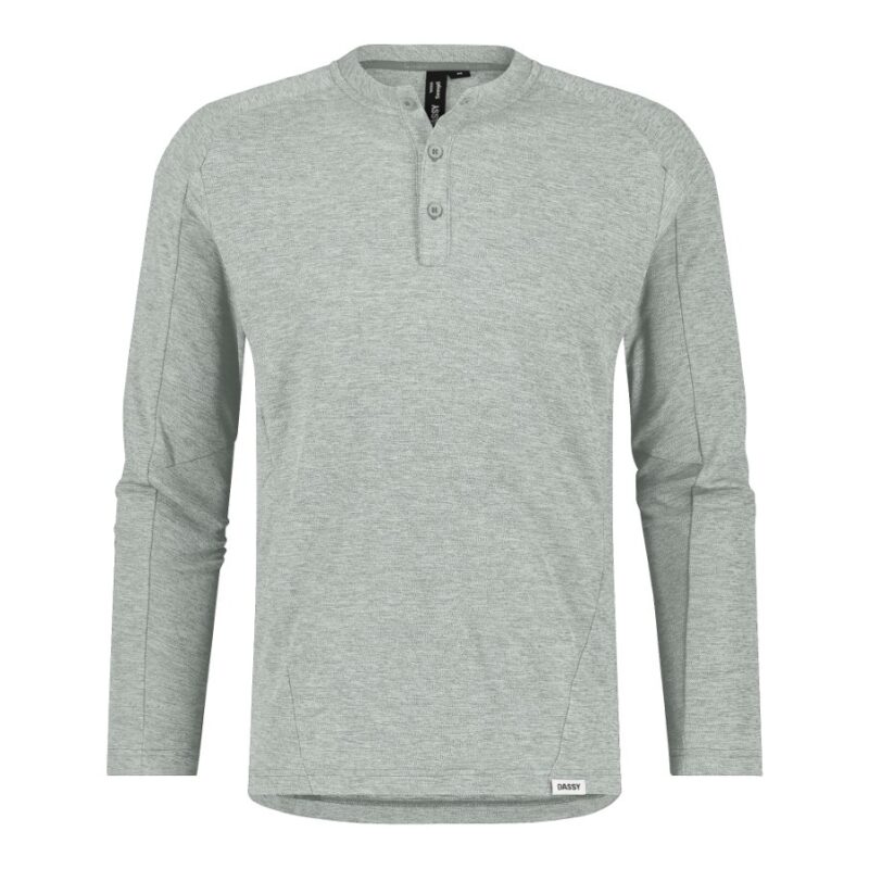 DASSY® Serengeti Henley-Shirt: Langarm-Shirt mit Knopfleiste