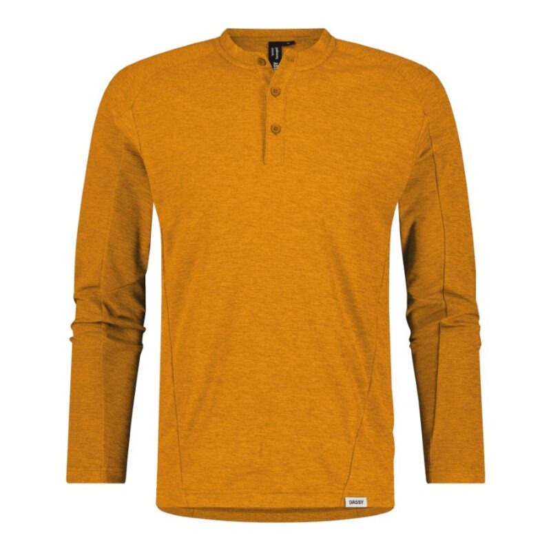 DASSY® Serengeti Henley-Shirt: Langarm-Shirt mit Knopfleiste