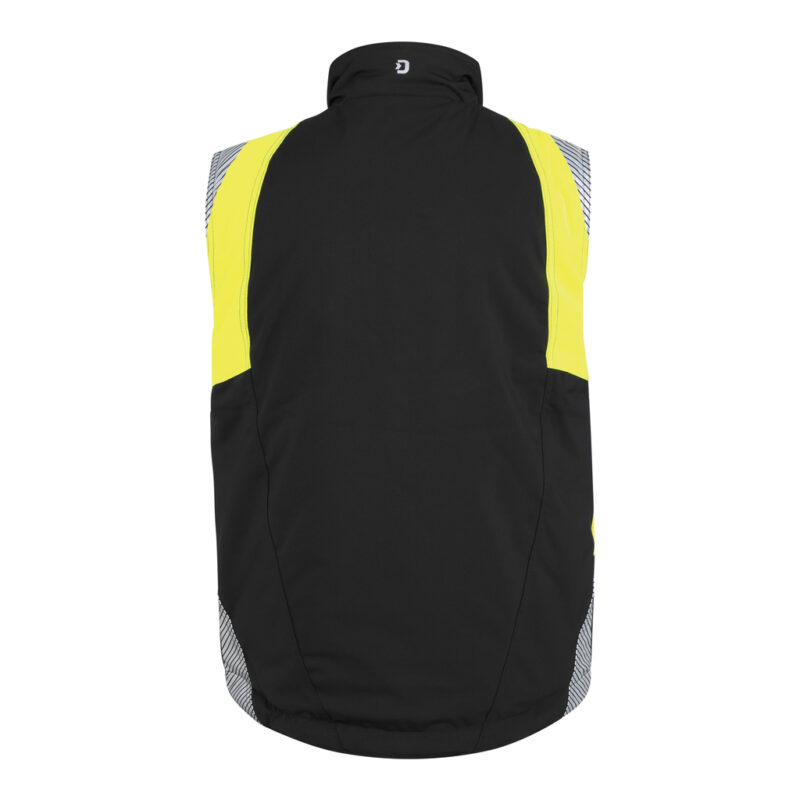 DASSY Callao Arbeitsweste 350141 – SCHWARZ/NEONGELB – back
