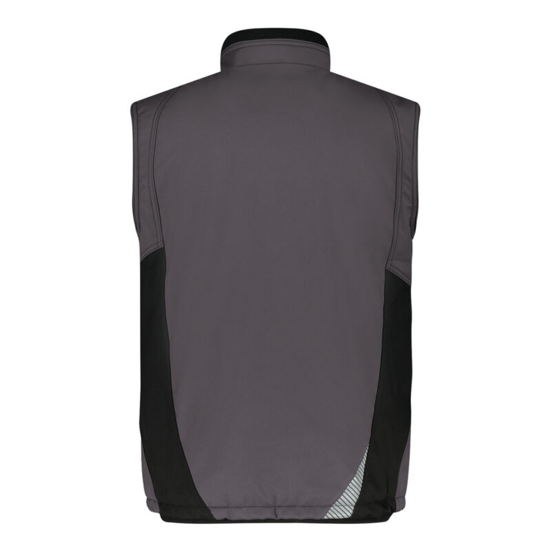 DASSY Fusion Next Softshell-Weste 350144 – ANTHRAZITGRAU/SCHWARZ – back