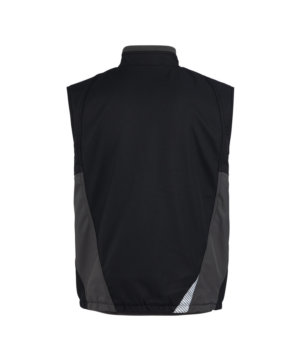 DASSY Fusion Next Softshell-Weste 350144 – SCHWARZ/ANTHRAZITGRAU – back
