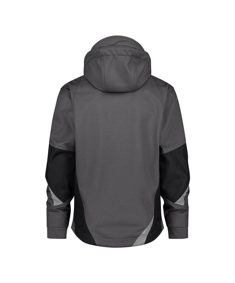 DASSY Gravity Next Softshell-Jacke 300574 – ANTHRAZITGRAU/SCHWARZ – back