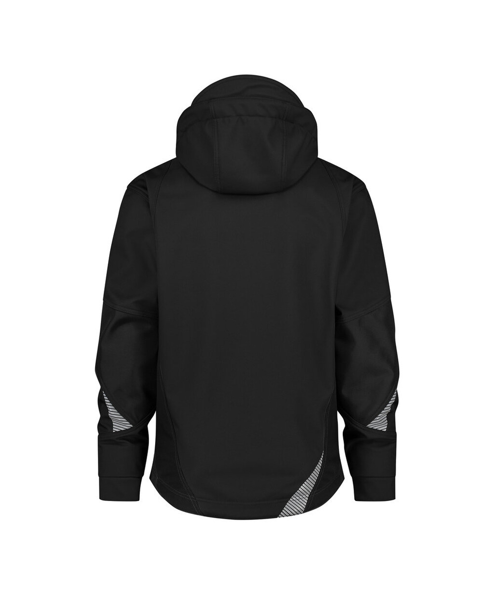 DASSY Gravity Next Softshell-Jacke 300574 – SCHWARZ – back