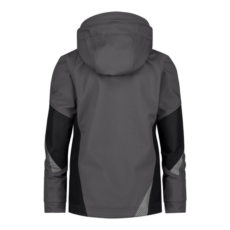 DASSY Gravity Next Women Softshell-Jacke für Damen 300581 – ANTHRAZITGRAU/SCHWARZ – back