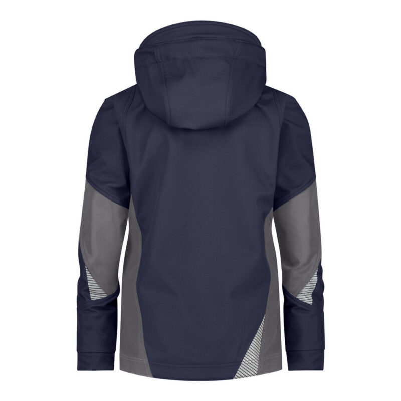 DASSY Gravity Next Women Softshell-Jacke für Damen 300581 – NACHTBLAU/ANTHRAZITGRAU – back