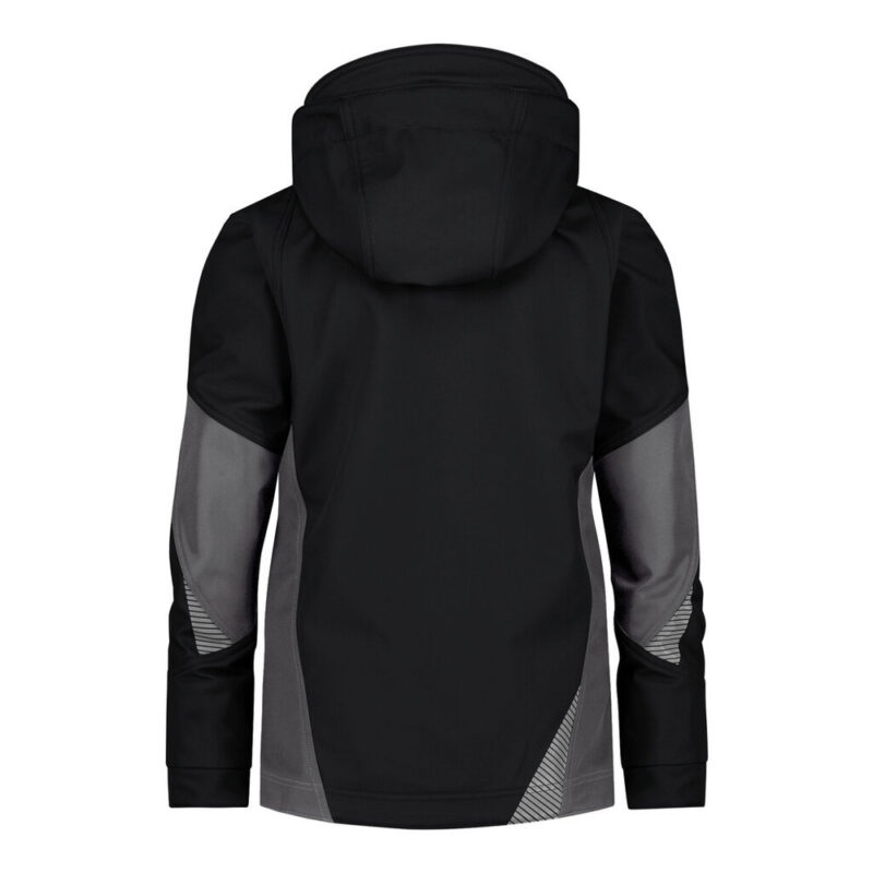 DASSY Gravity Next Women Softshell-Jacke für Damen 300581 – SCHWARZ/ANTHRAZITGRAU – back