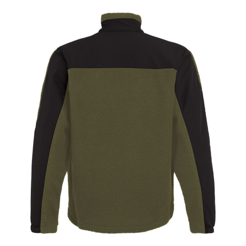 DASSY Haven Pile Jacke 550005 – KAKIGRÜN/SCHWARZ – back