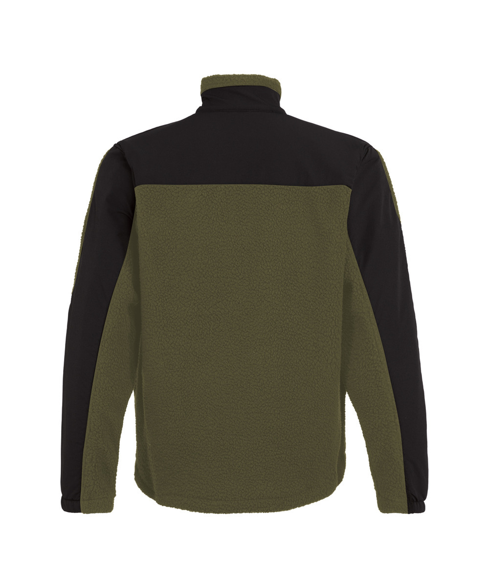 DASSY Haven Pile Jacke 550005 – KAKIGRÜN/SCHWARZ – back