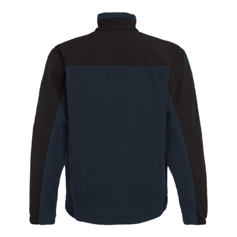 DASSY Haven Pile Jacke 550005 – NACHTBLAU/SCHWARZ – back