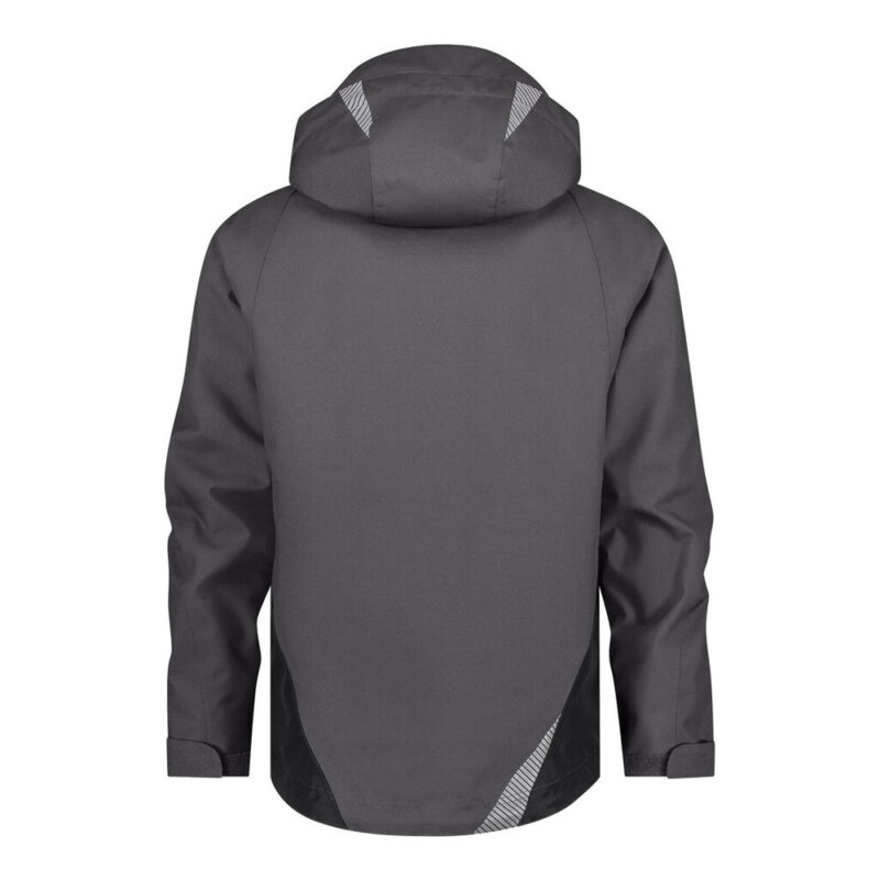 DASSY Hyper Next Wasser- und winddichte Arbeitsjacke 300577 – ANTHRAZITGRAU/SCHWARZ – back