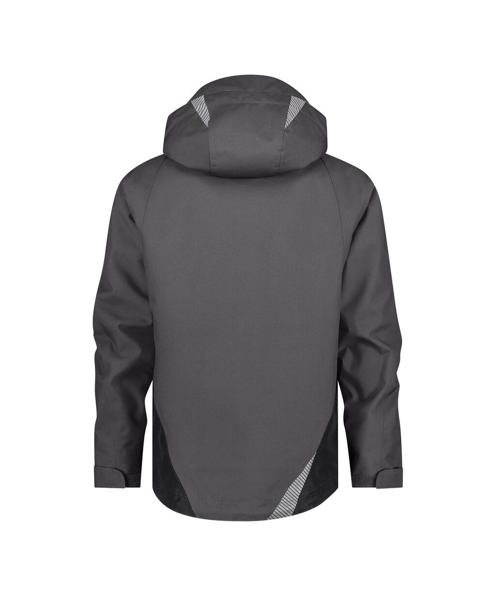 DASSY Hyper Next Wasser- und winddichte Arbeitsjacke 300577 – ANTHRAZITGRAU/SCHWARZ – back