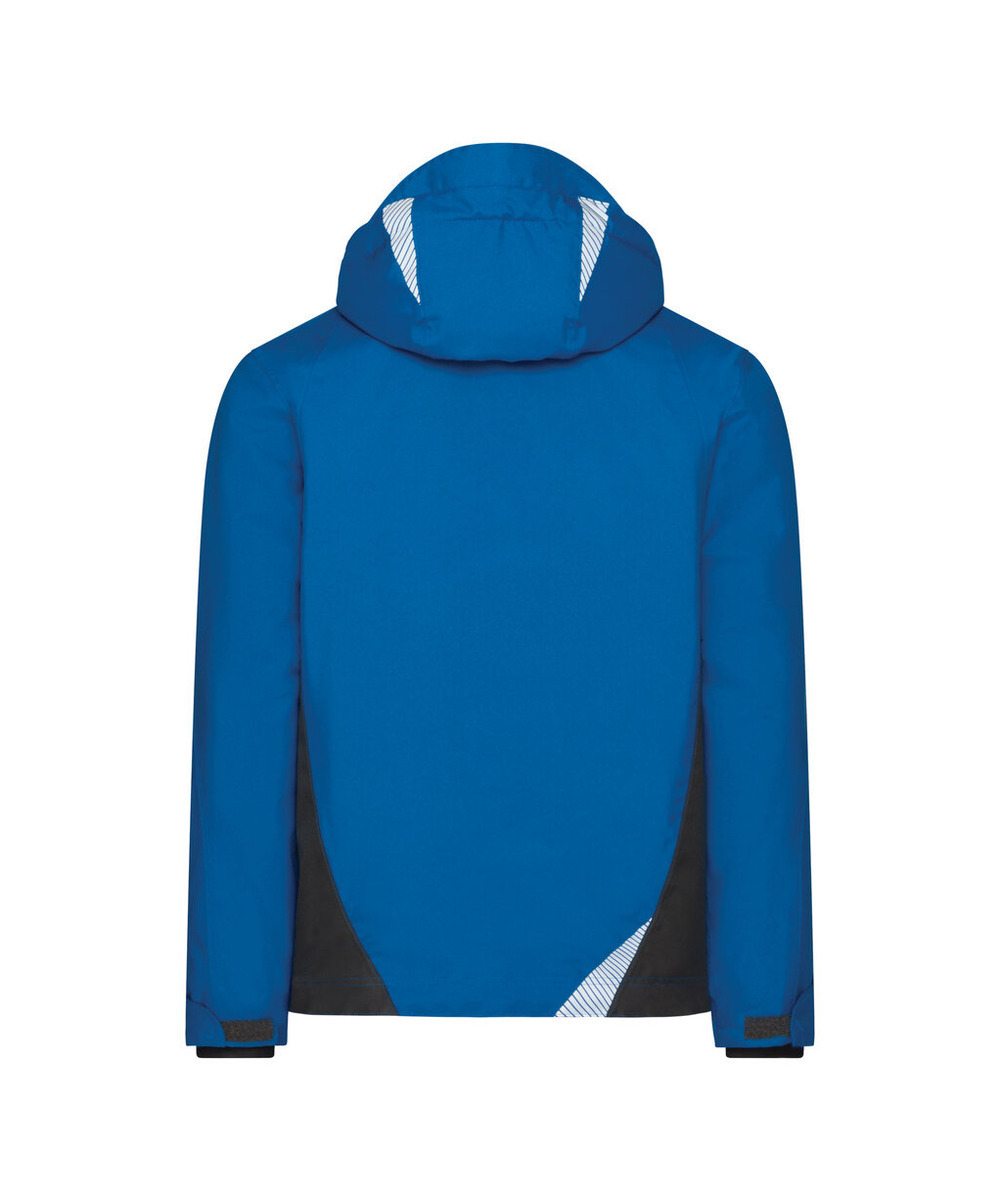 DASSY Hyper Next Wasser- und winddichte Arbeitsjacke 300577 – AZURBLAU/ANTHRAZITGRAU – back