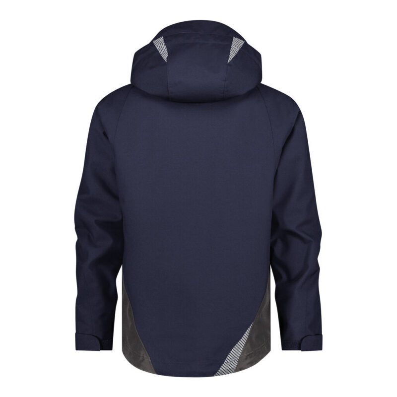 DASSY Hyper Next Wasser- und winddichte Arbeitsjacke 300577 – NACHTBLAU/ANTHRAZITGRAU – back
