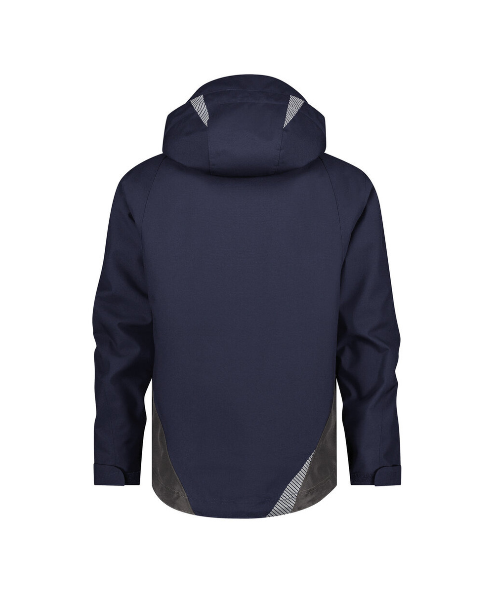 DASSY Hyper Next Wasser- und winddichte Arbeitsjacke 300577 – NACHTBLAU/ANTHRAZITGRAU – back