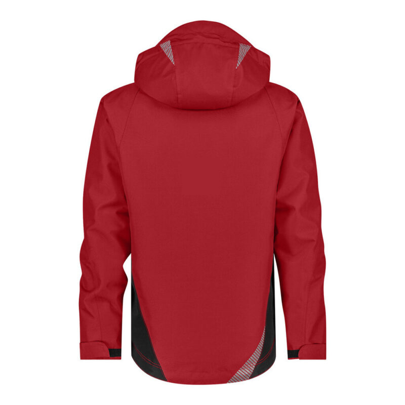 DASSY Hyper Next Wasser- und winddichte Arbeitsjacke 300577 – ROT/SCHWARZ – back