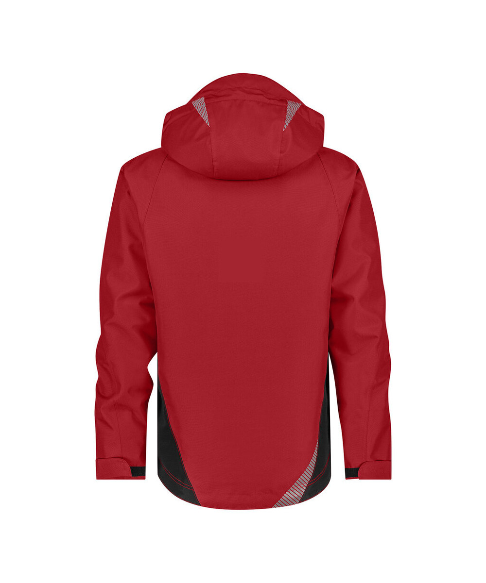 DASSY Hyper Next Wasser- und winddichte Arbeitsjacke 300577 – ROT/SCHWARZ – back