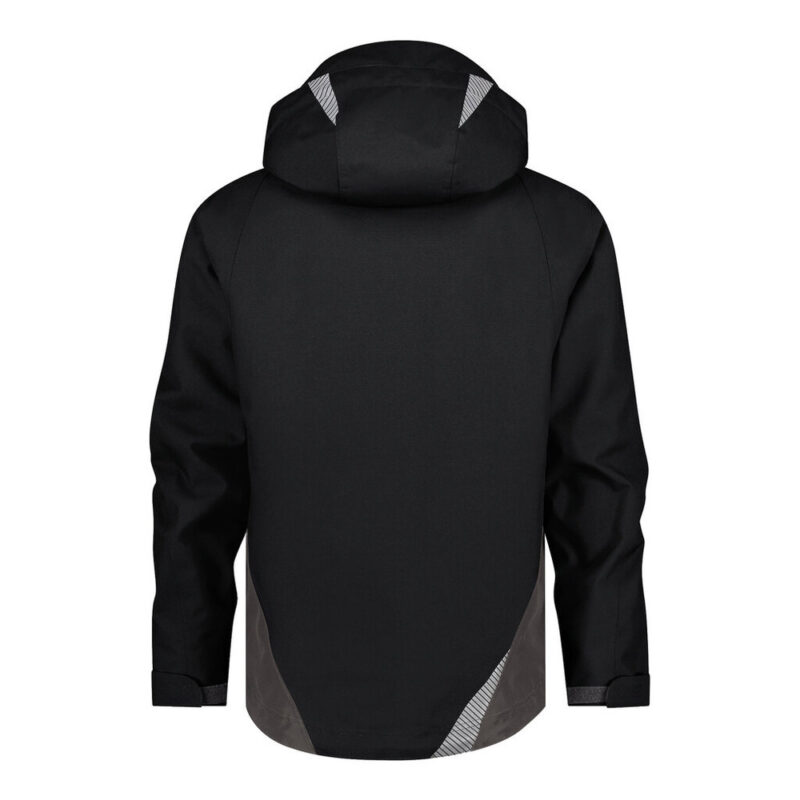DASSY Hyper Next Wasser- und winddichte Arbeitsjacke 300577 – SCHWARZ/ANTHRAZITGRAU – back
