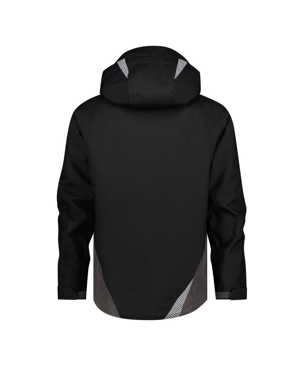 DASSY Hyper Next Wasser- und winddichte Arbeitsjacke 300577 – SCHWARZ/ANTHRAZITGRAU – back
