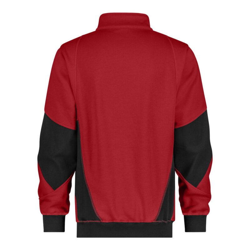 DASSY Hyrax Next Sweatshirt 300578 – ROT/SCHWARZ – back