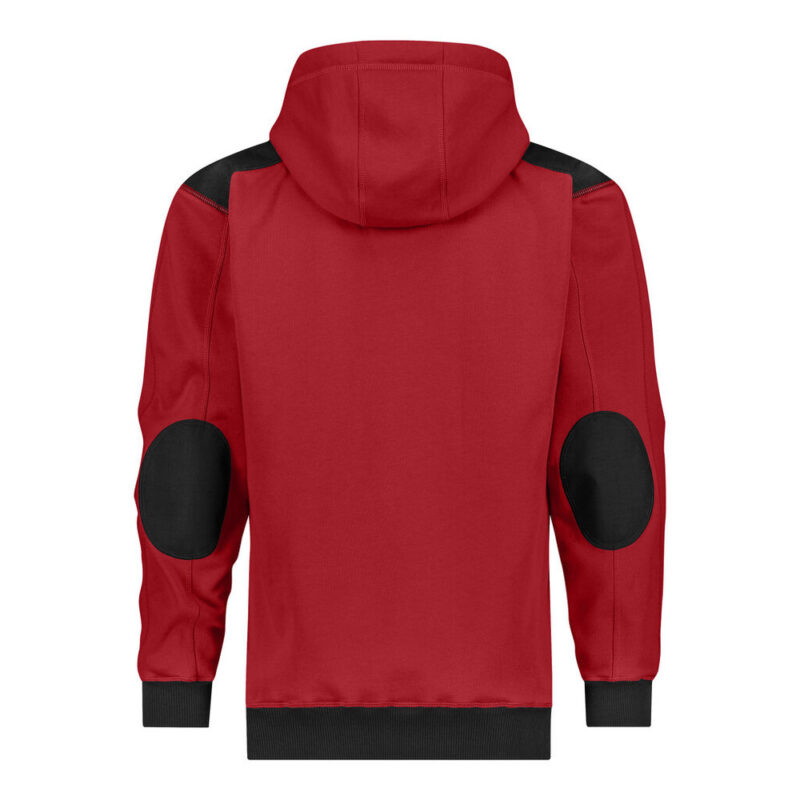 DASSY Indy Next Kapuzensweatshirt 300569 – ROT/SCHWARZ – back