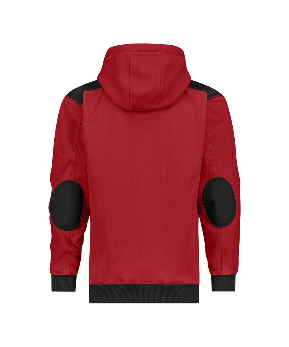 DASSY Indy Next Kapuzensweatshirt 300569 – ROT/SCHWARZ – back