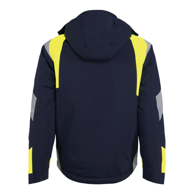 DASSY Itaqui Winterjacke 300599 – NACHTBLAU/NEONGELB – back