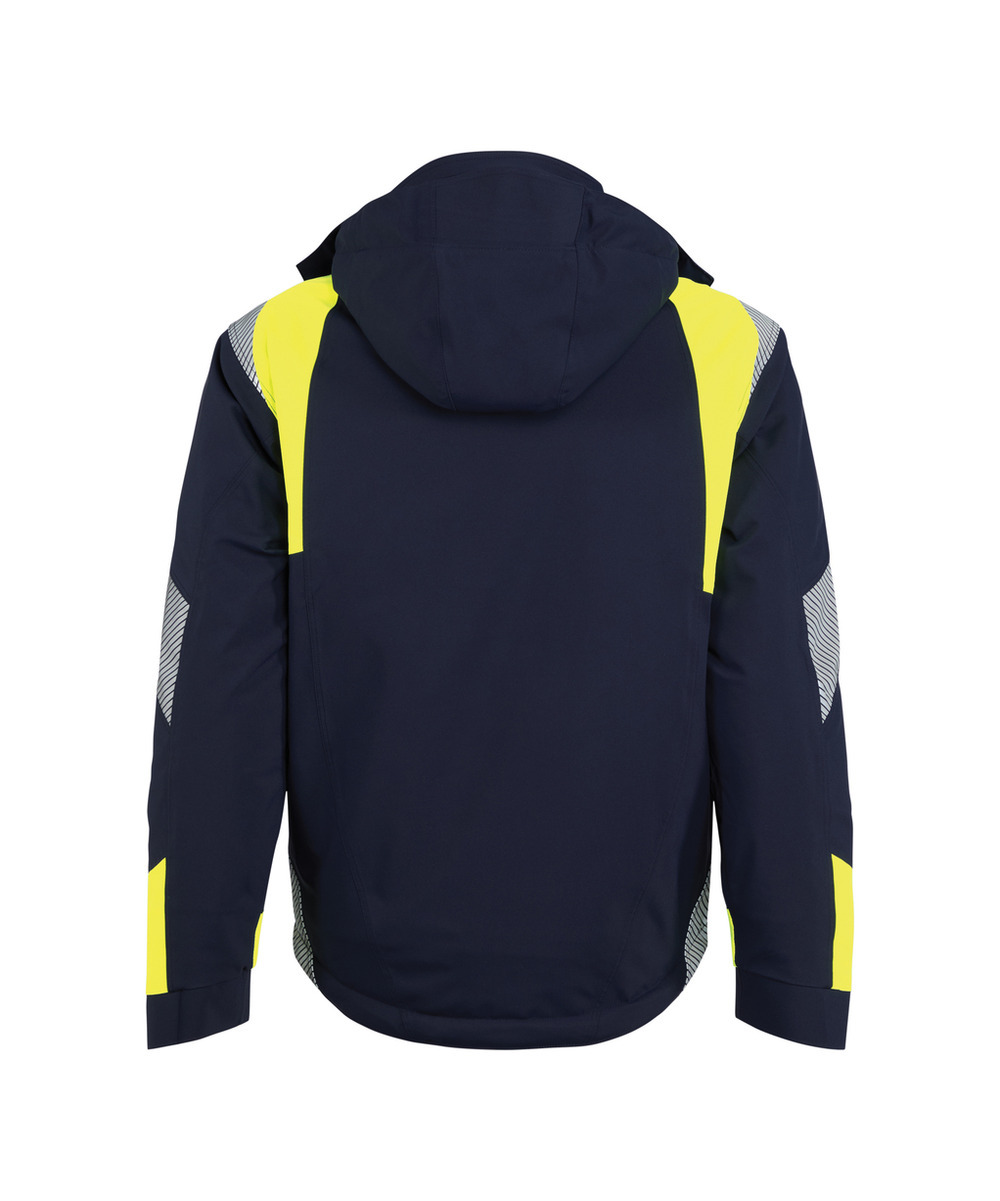 DASSY Itaqui Winterjacke 300599 – NACHTBLAU/NEONGELB – back