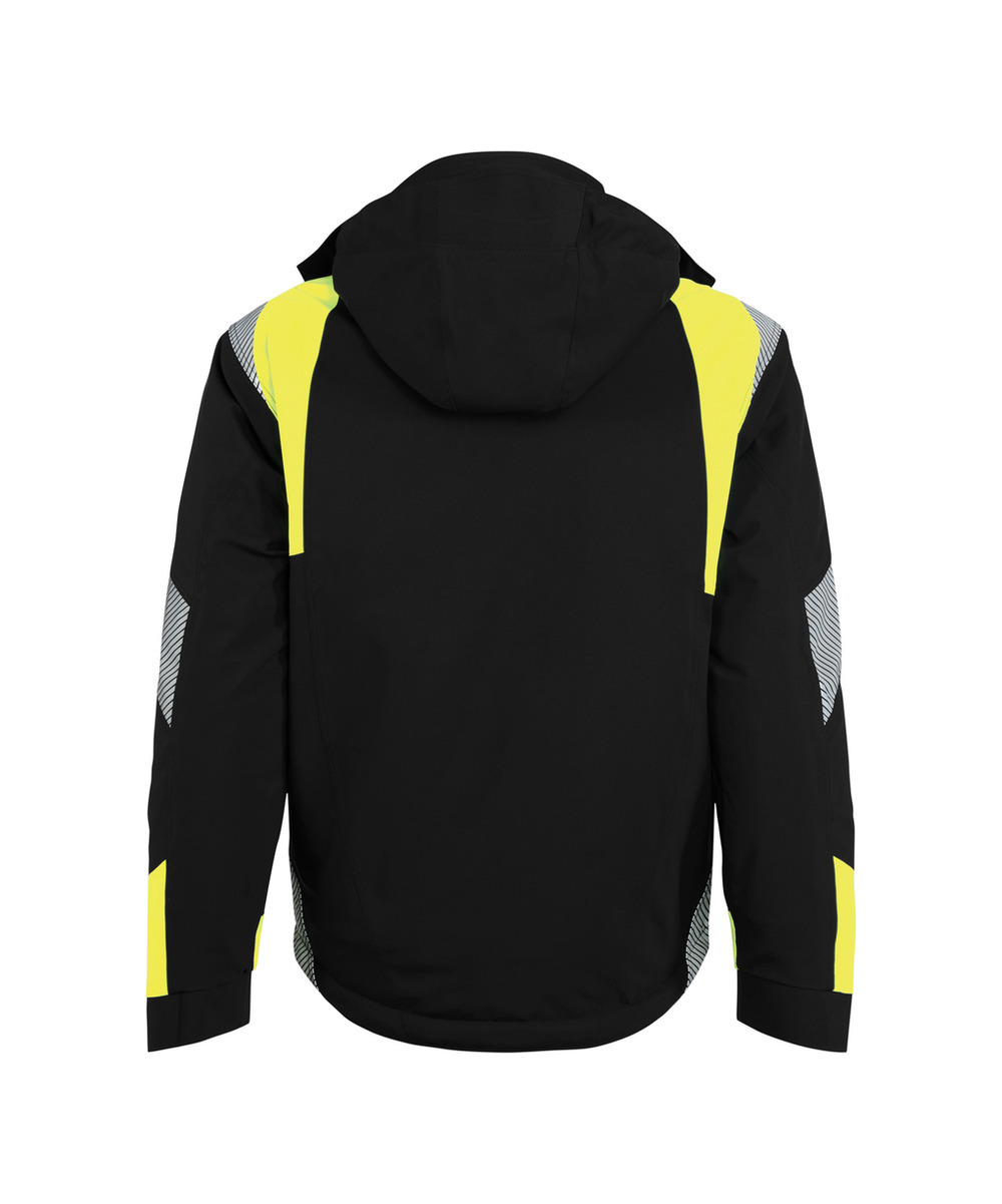 DASSY Itaqui Winterjacke 300599 – SCHWARZ/NEONGELB – back