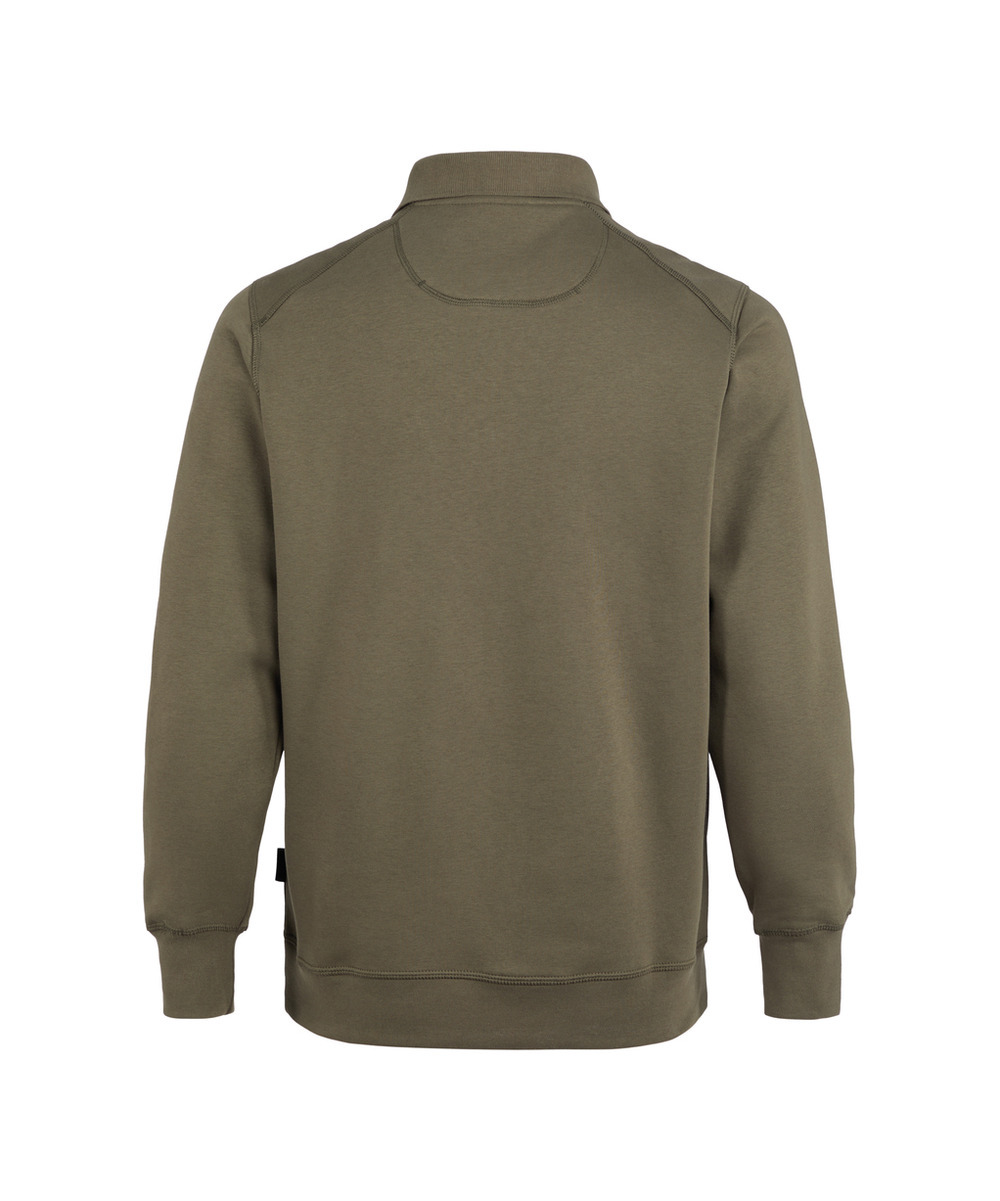 DASSY Lucid Polo-Sweatshirt 550002 – KHAKIGRÜN – back