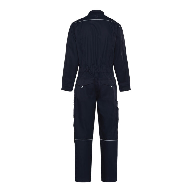 DASSY Moneo Overall mit Kniepolstertaschen 100416 – NACHTBLAU/SCHWARZ – back