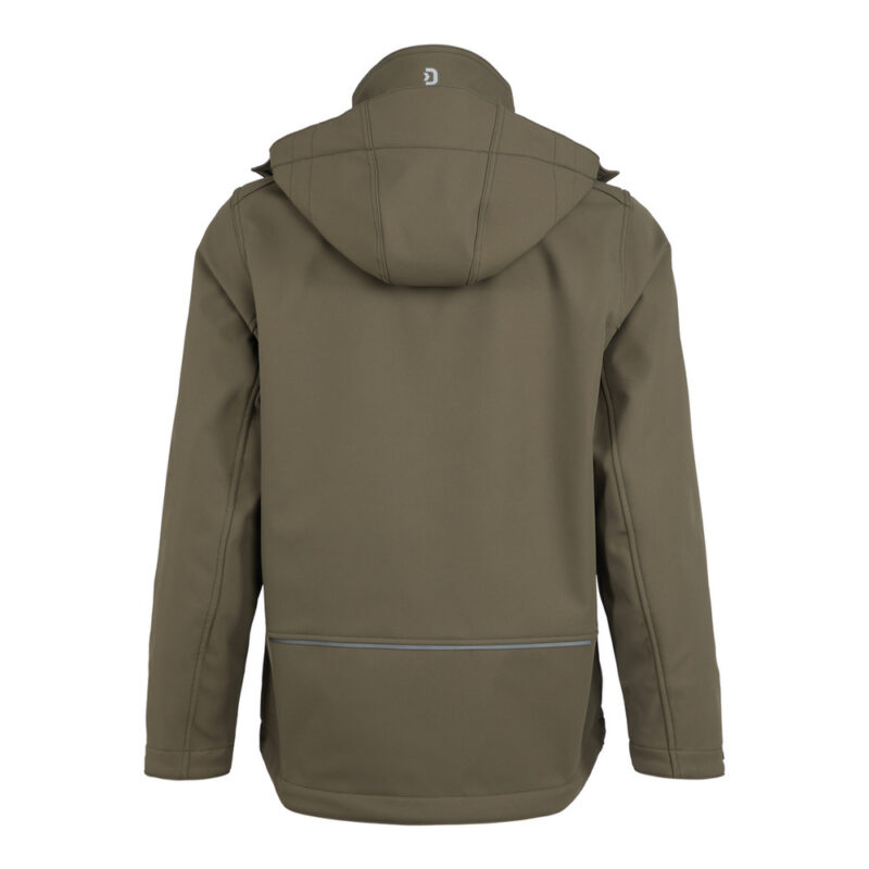 DASSY Pure Softshell-jacke 300597 – KHAKIGRÜN – back
