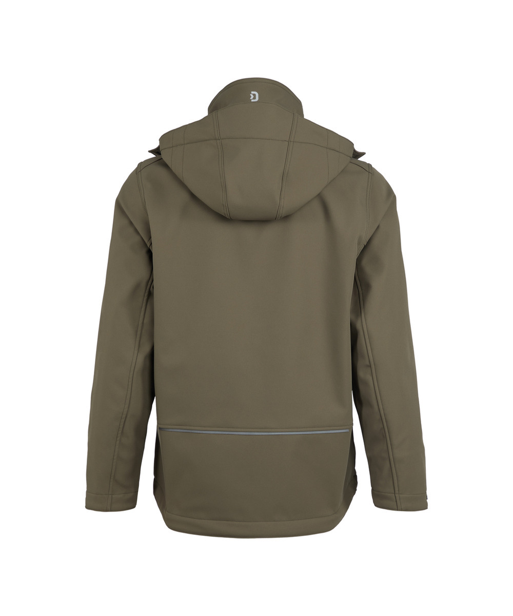 DASSY Pure Softshell-jacke 300597 – KHAKIGRÜN – back