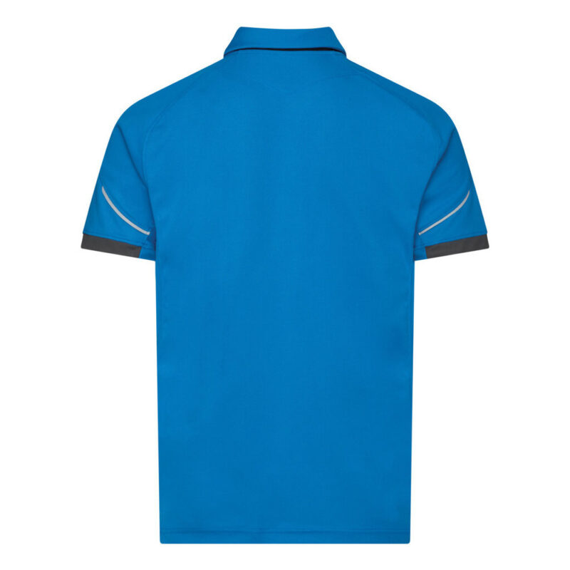 DASSY Traxion Next Poloshirt 710079 – AZURBLAU/ANTHRAZITGRAU – back