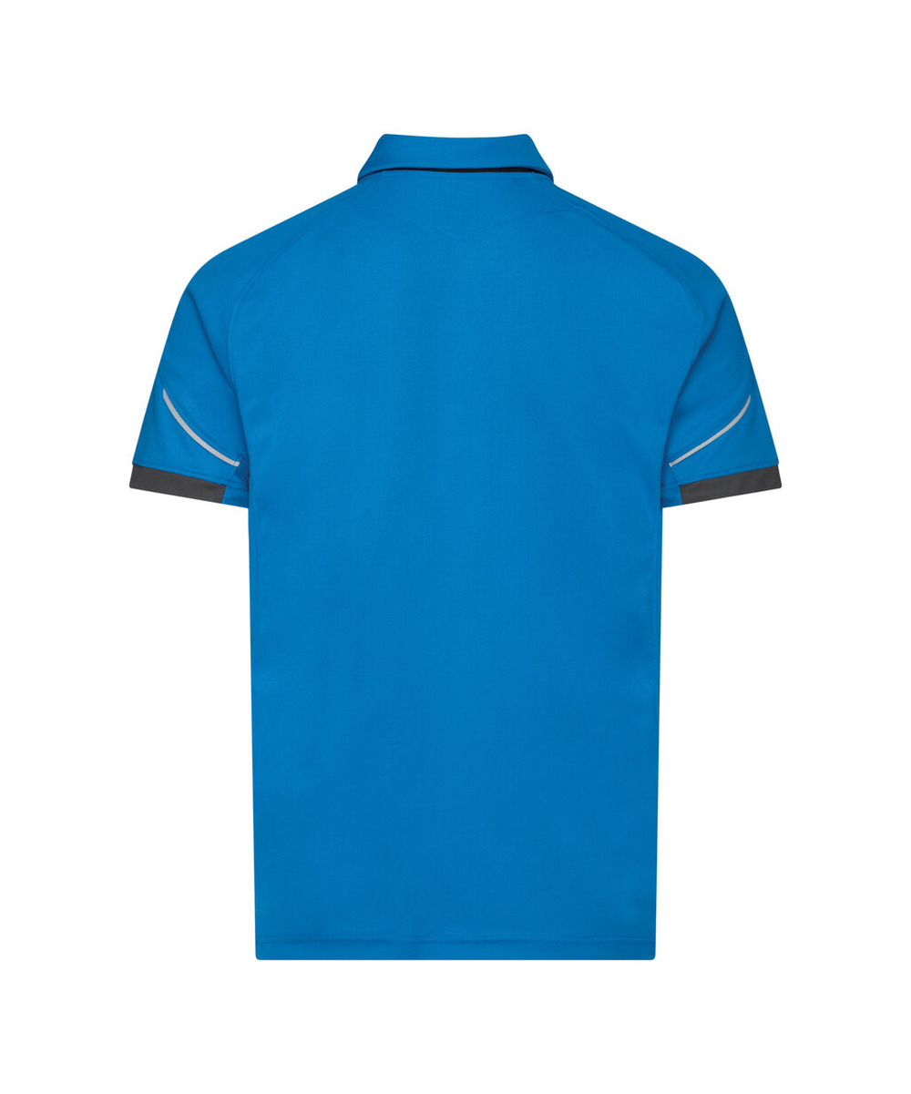DASSY Traxion Next Poloshirt 710079 – AZURBLAU/ANTHRAZITGRAU – back
